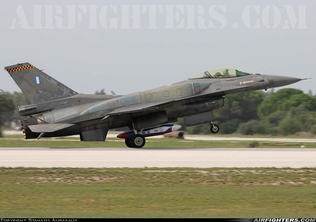 Greece - Air Force General Dynamics F-16C Fighting Falcon 523 at Araxos (GPA / LGRX), Greece