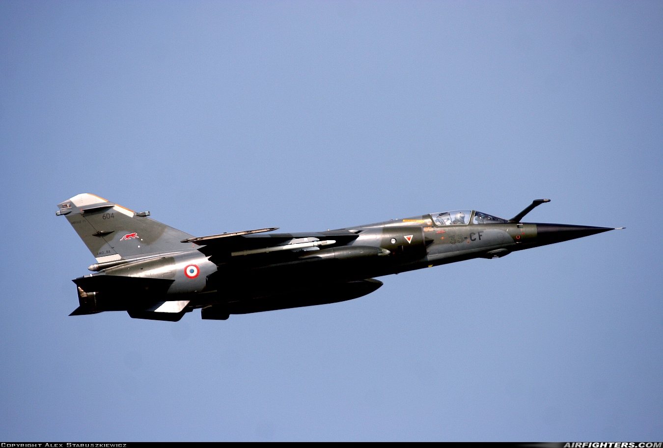 France - Air Force Dassault Mirage F1CR 604 at Florennes (EBFS), Belgium