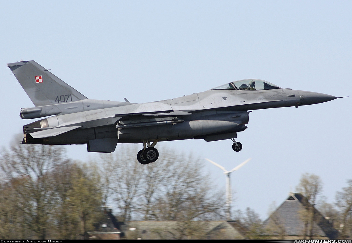 Poland - Air Force General Dynamics F-16C Fighting Falcon 4071 at Leeuwarden (LWR / EHLW), Netherlands