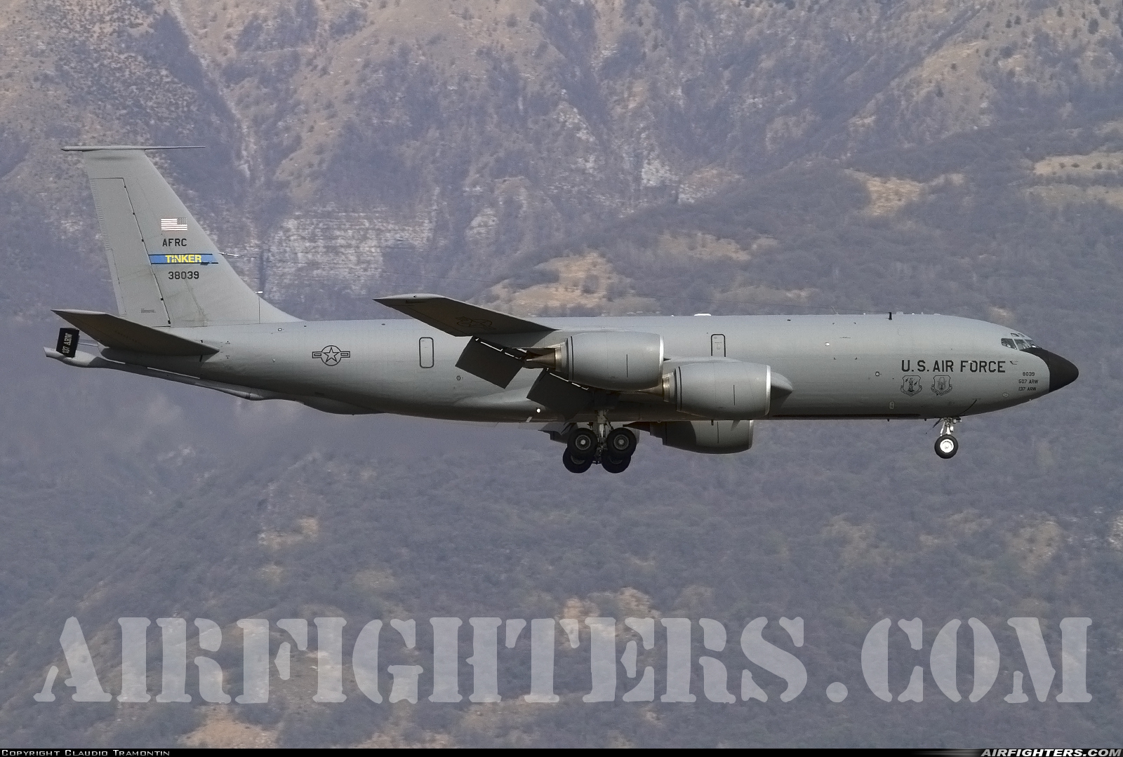 USA - Air Force Boeing KC-135R Stratotanker (717-148) 63-8039 at Aviano (- Pagliano e Gori) (AVB / LIPA), Italy