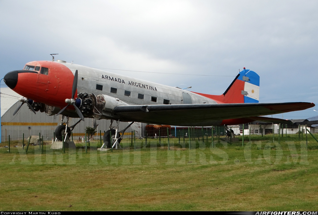 Argentina - Navy Douglas C-47A Skytrain 0172 at Ushuaia - Comandante Berisso (EAU / SAWO), Argentina