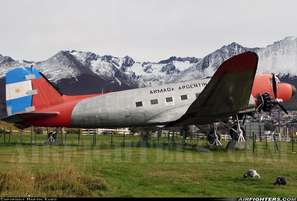 Argentina - Navy Douglas C-47A Skytrain 0172 at Ushuaia - Comandante Berisso (EAU / SAWO), Argentina