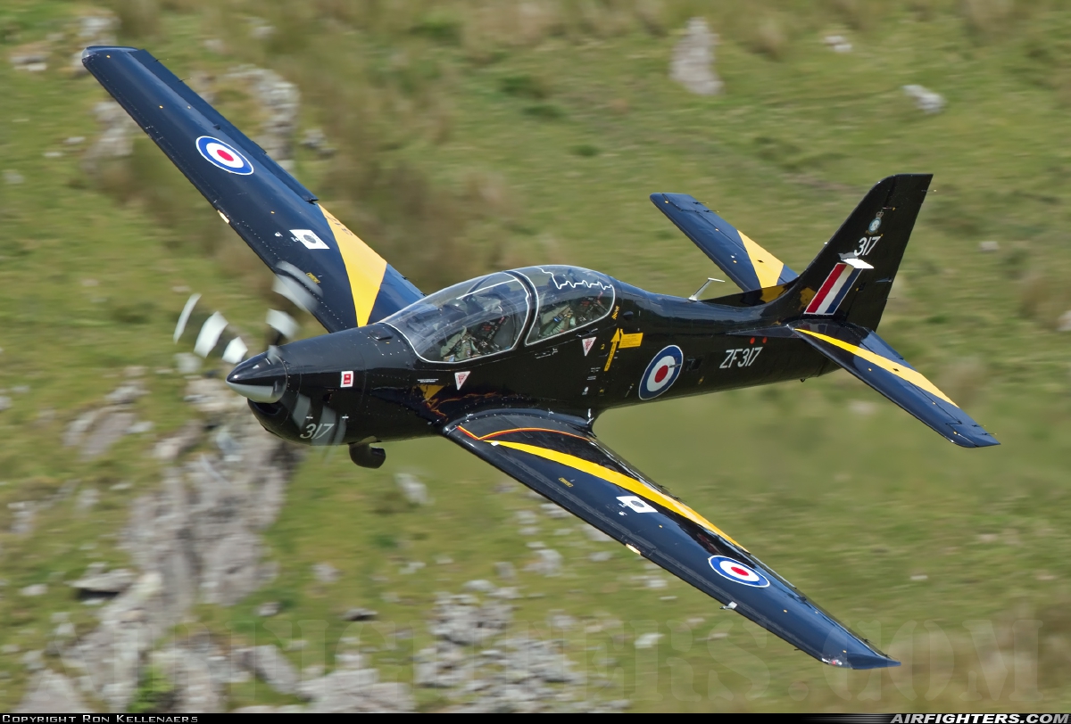 UK - Air Force Short Tucano T1 ZF317 at Off-Airport - Machynlleth Loop Area, UK