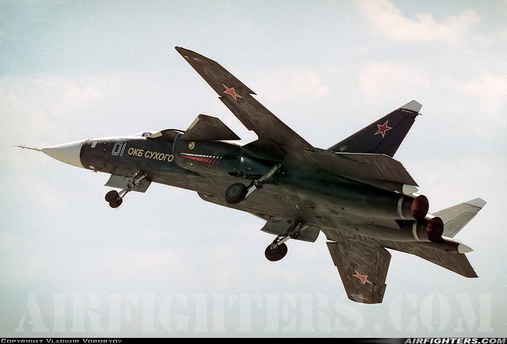 Russia - Air Force Sukhoi Su-47 Berkut (S-37) 01 BLUE at Moscow - Zhukovsky (Ramenskoye) (UUBW), Russia