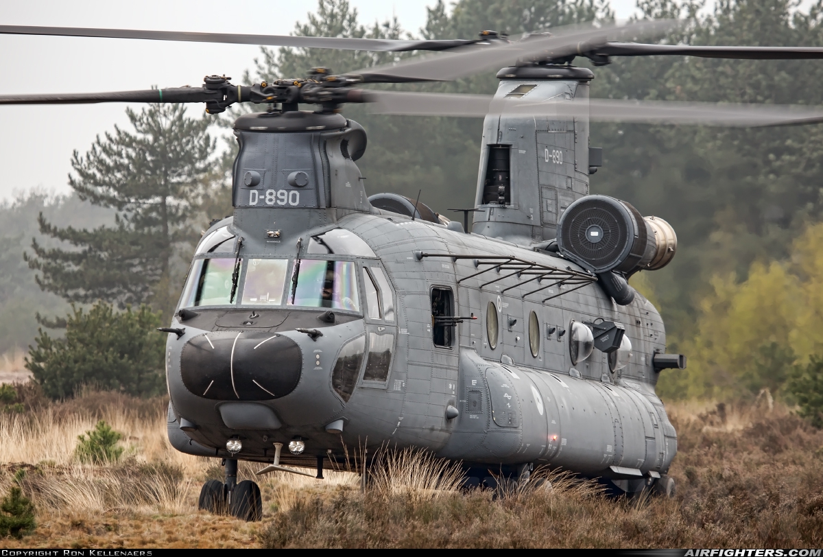 Netherlands - Air Force Boeing Vertol CH-47F Chinook D-890 at Off-Airport - Oirschotse Heide (GLV5), Netherlands