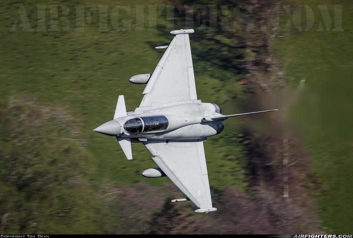 UK - Air Force Eurofighter Typhoon T3 ZJ807 at Off-Airport - Machynlleth Loop Area, UK