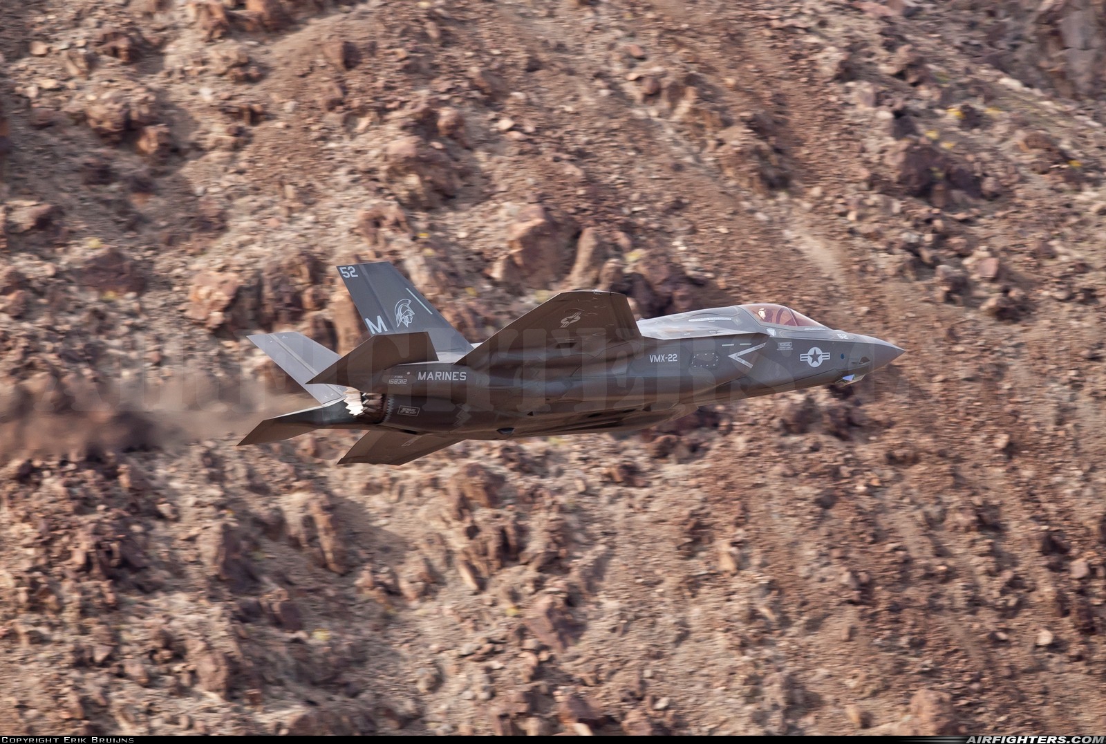 USA - Marines Lockheed Martin F-35B Lightning II 168312 at Off-Airport - Rainbow Canyon area, USA