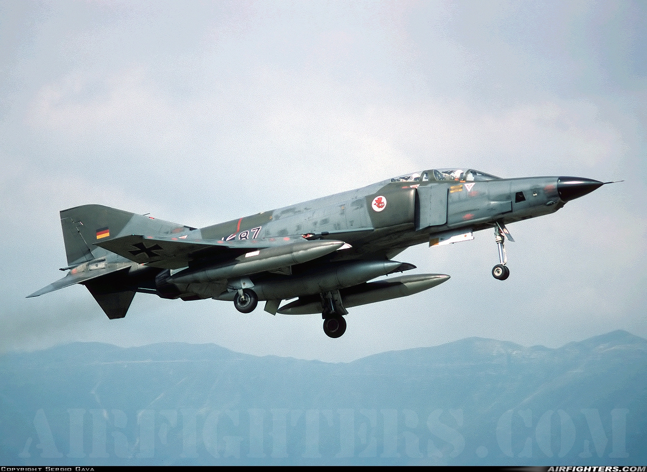 Germany - Air Force McDonnell Douglas RF-4E Phantom II 35+87 at Aviano (- Pagliano e Gori) (AVB / LIPA), Italy