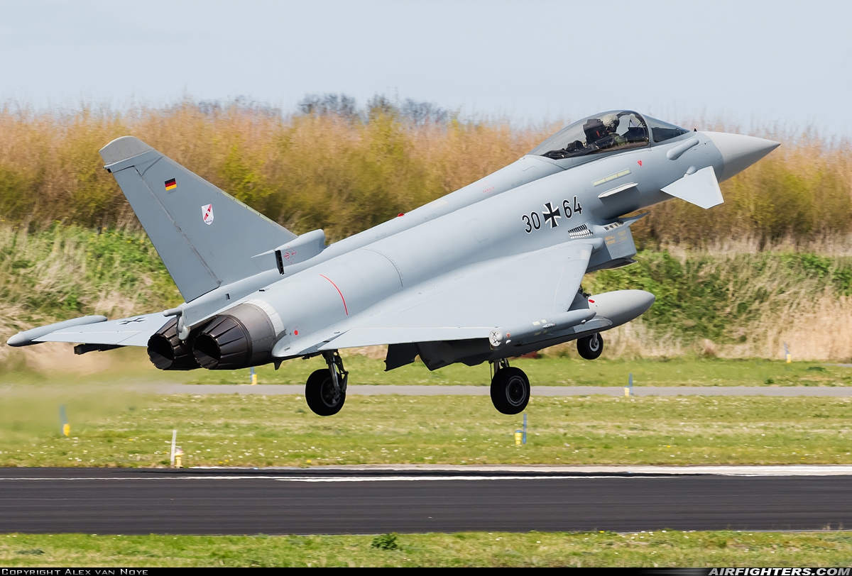Germany - Air Force Eurofighter EF-2000 Typhoon S 30+64 at Leeuwarden (LWR / EHLW), Netherlands