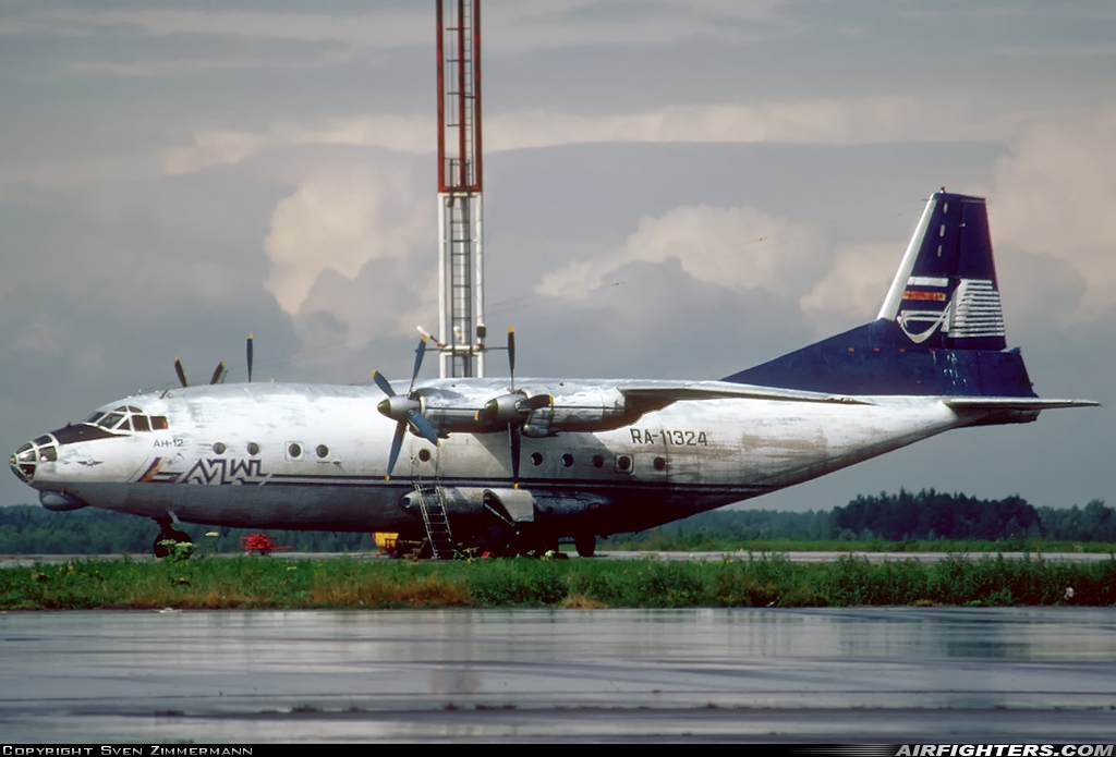 Company Owned - Avial NV LLC Antonov An-12A RA-11324 at Moscow - Domodedovo (DME / UUDD), Russia