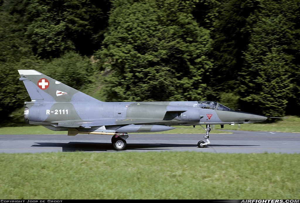 Switzerland - Air Force Dassault Mirage IIIRS R-2111 at Buochs (Stans) (LSMU / LSZC), Switzerland