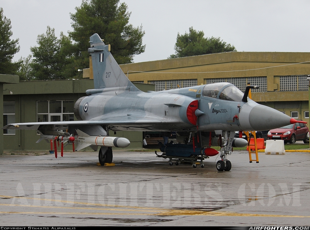 Greece - Air Force Dassault Mirage 2000EG 217 at Tanagra (LGTG), Greece
