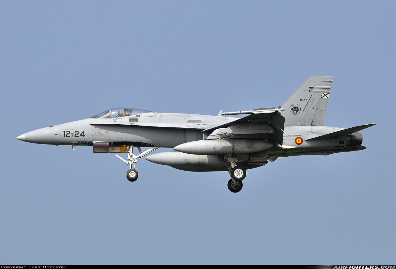 Spain - Air Force McDonnell Douglas C-15 Hornet (EF-18A+) C.15-66 at Leeuwarden (LWR / EHLW), Netherlands