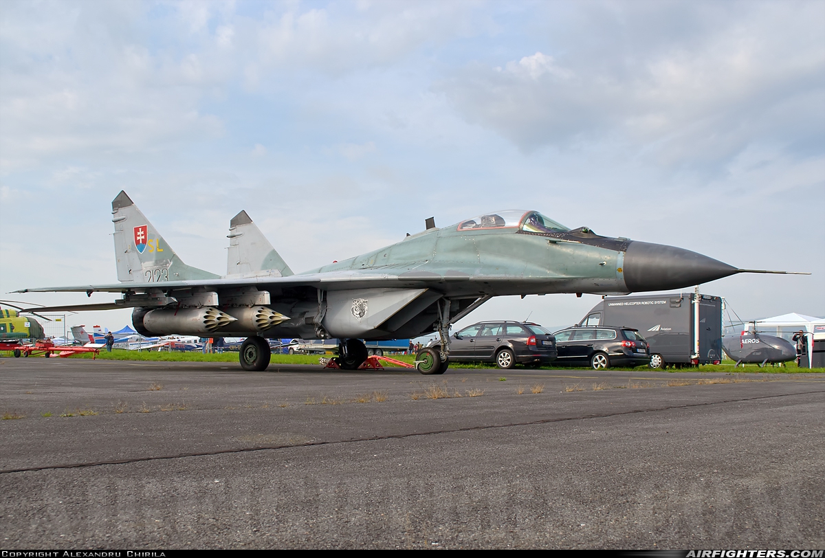 Slovakia - Air Force Mikoyan-Gurevich MiG-29AS 2123 at Sliac (LZSL), Slovakia