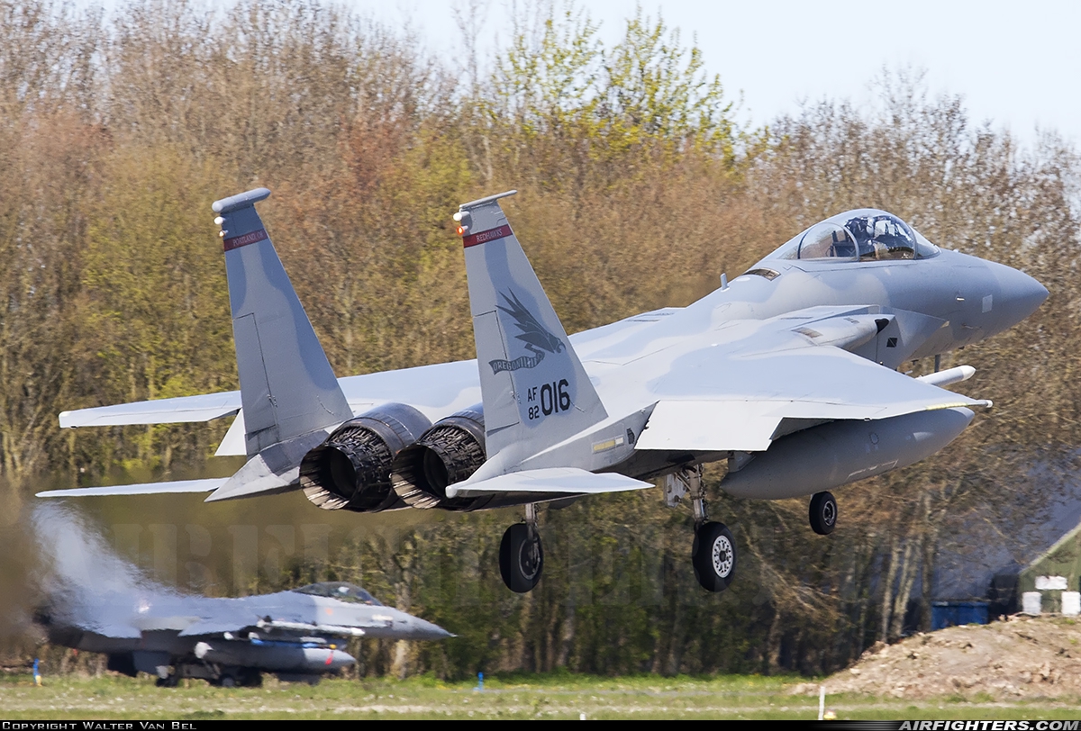 USA - Air Force McDonnell Douglas F-15C Eagle 82-0016 at Leeuwarden (LWR / EHLW), Netherlands