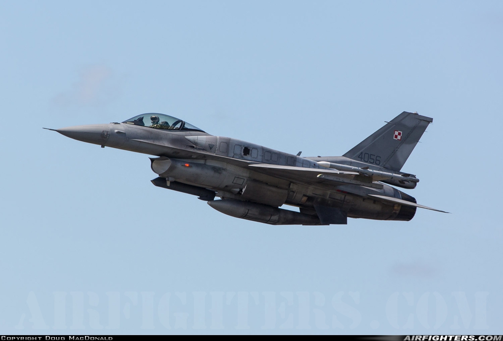 Poland - Air Force General Dynamics F-16C Fighting Falcon 4056 at Schleswig (- Jagel) (WBG / ETNS), Germany