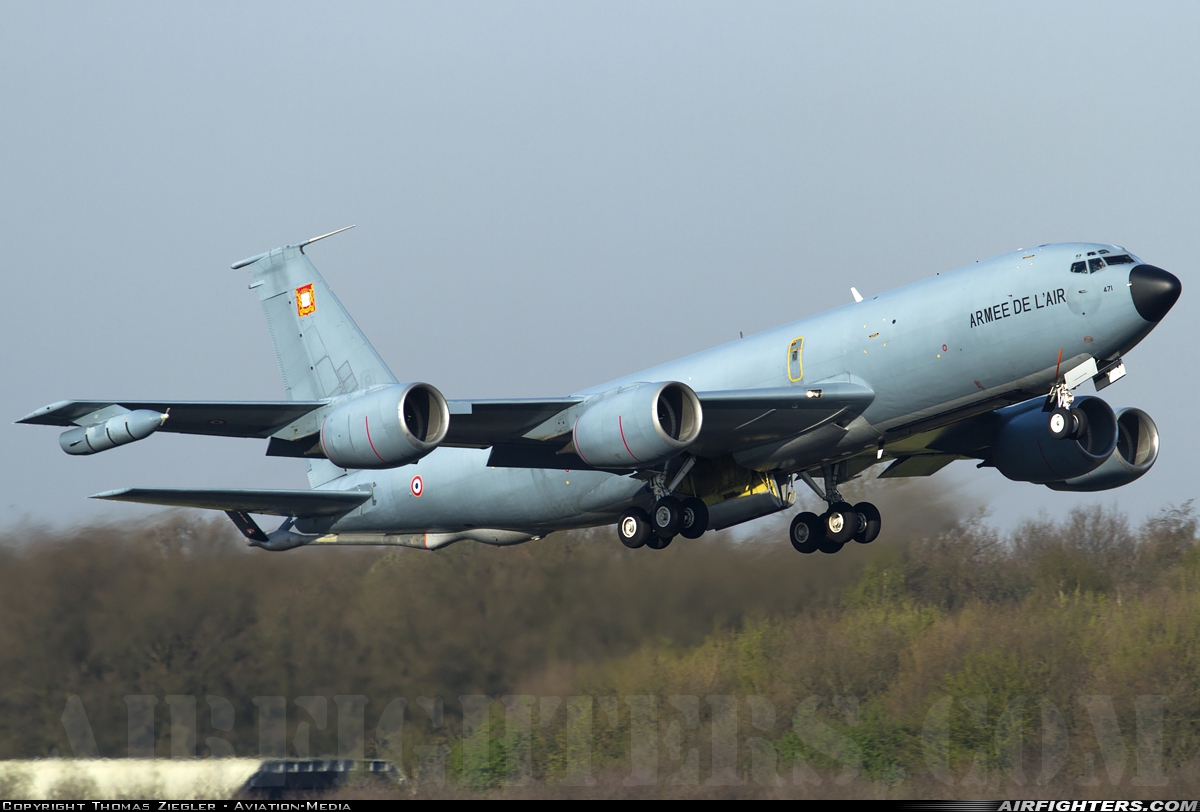 France - Air Force Boeing C-135FR Stratotanker (717-164) 471 at Eindhoven (- Welschap) (EIN / EHEH), Netherlands