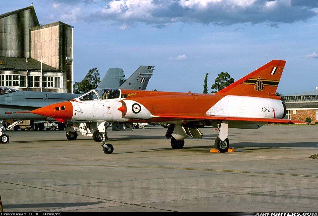 Australia - Air Force Dassault Mirage IIIO(F) A3-2 at Richmond (YSRI), Australia