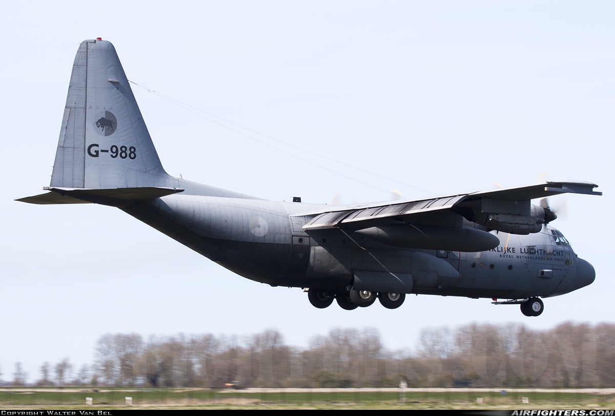Netherlands - Air Force Lockheed C-130H Hercules (L-382) G-988 at Leeuwarden (LWR / EHLW), Netherlands