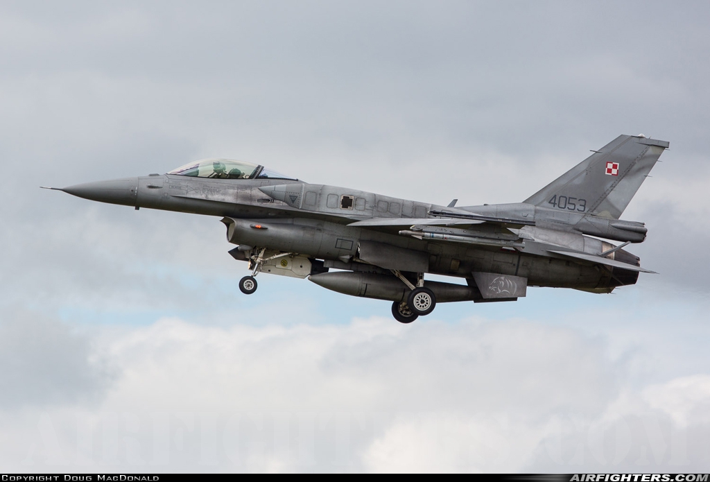 Poland - Air Force General Dynamics F-16C Fighting Falcon 4053 at Schleswig (- Jagel) (WBG / ETNS), Germany