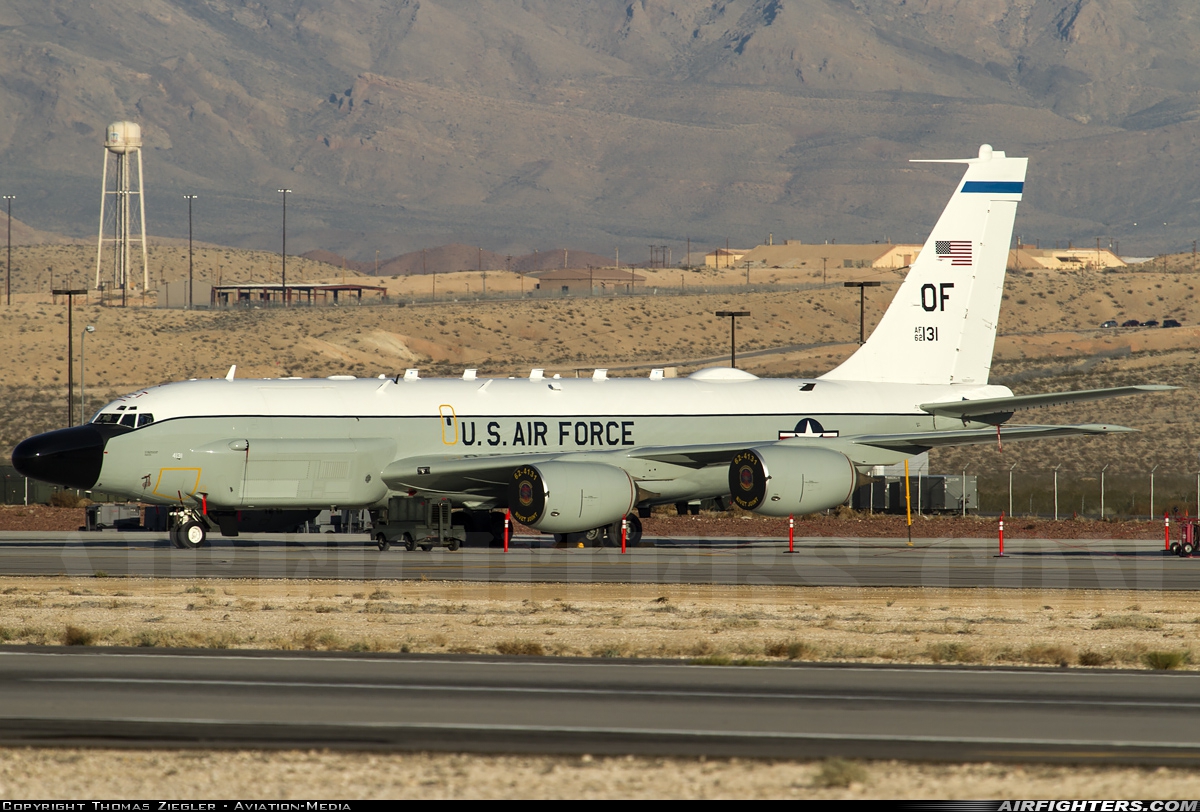 USA - Air Force Boeing RC-135W Rivet Joint (717-158) 62-4131 at Las Vegas - Nellis AFB (LSV / KLSV), USA
