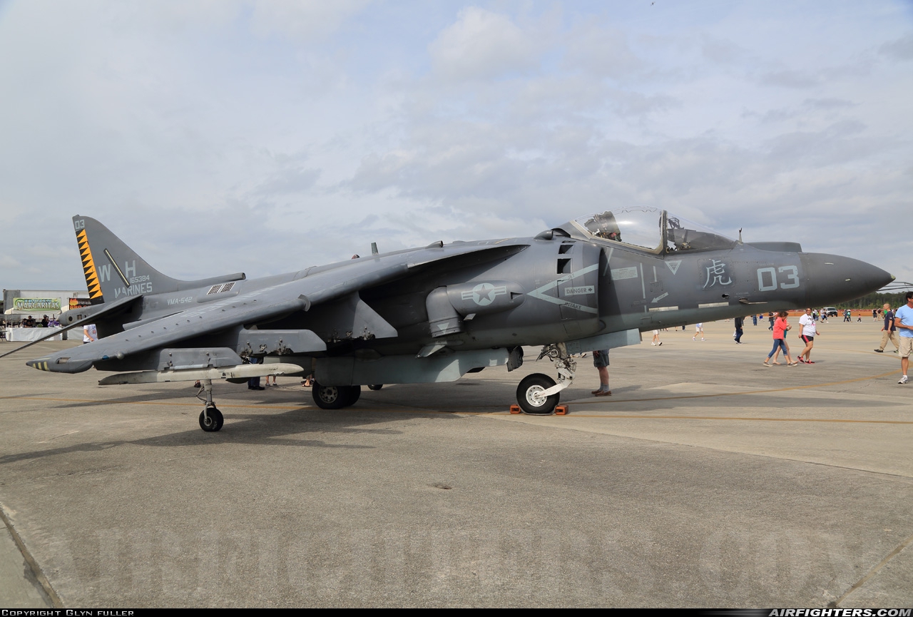 USA - Marines McDonnell Douglas AV-8B+ Harrier ll 165384 at Beaufort - Merritt Field (KNBC), USA