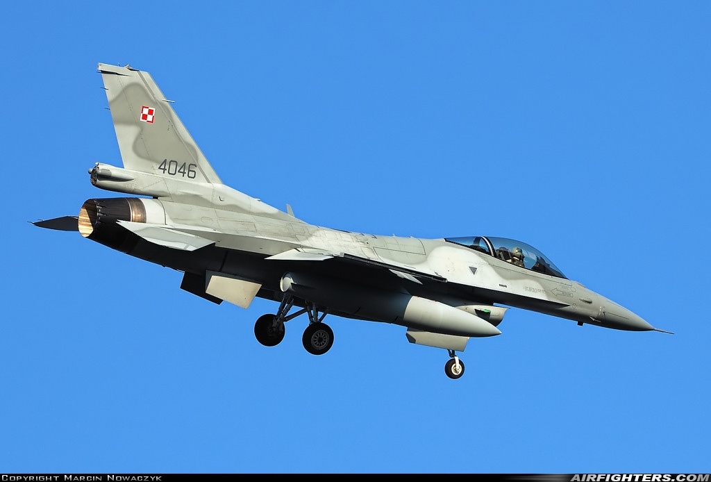 Poland - Air Force General Dynamics F-16C Fighting Falcon 4046 at Poznan / Krzesiny (EPKS), Poland