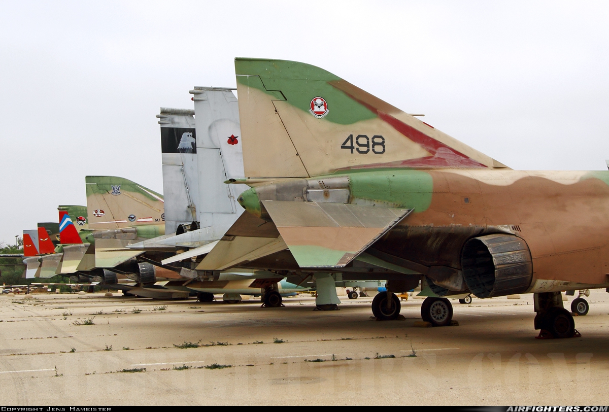 Israel - Air Force McDonnell Douglas F-4E Phantom II 498 at Beersheba - Hatzerim (LLHB), Israel