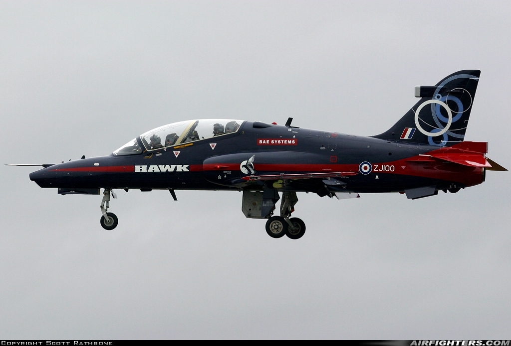 Company Owned - BAe Systems British Aerospace Hawk Mk.102D ZJ100 at Fairford (FFD / EGVA), UK