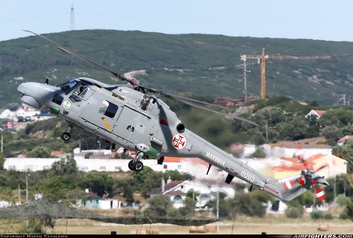 Portugal - Navy Westland WG-13 Lynx Mk95 19203 at Sintra (- Granja do Marques) (BA1) (LPST), Portugal