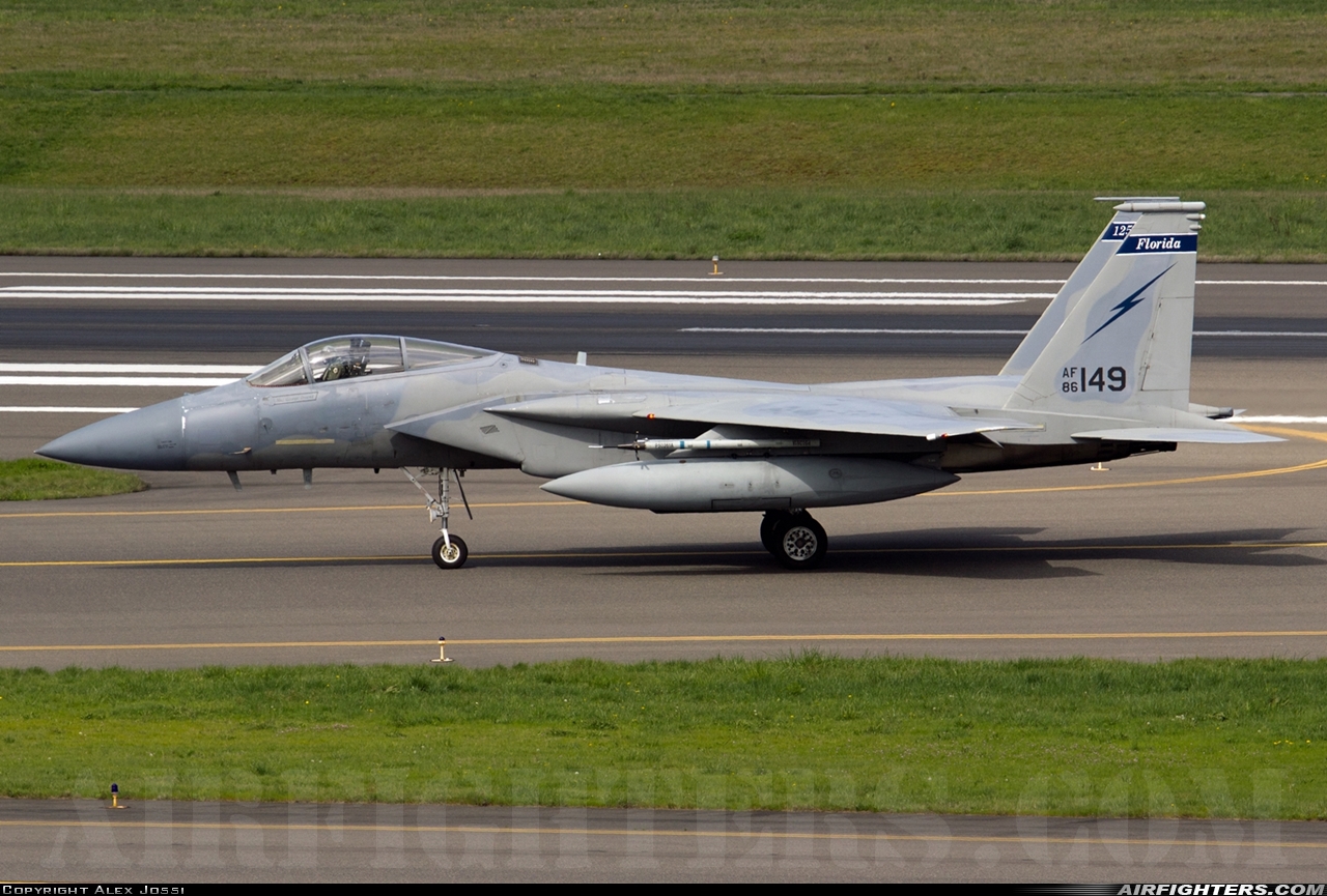 USA - Air Force McDonnell Douglas F-15C Eagle 86-0149 at Portland - Int. (PDX / KPDX), USA