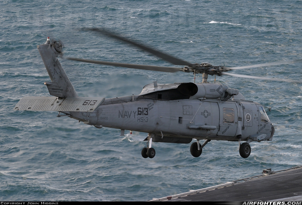 USA - Navy Sikorsky SH-60F Ocean Hawk (S-70B-4) 164455 at Off-Airport - Persian Gulf, International Airspace