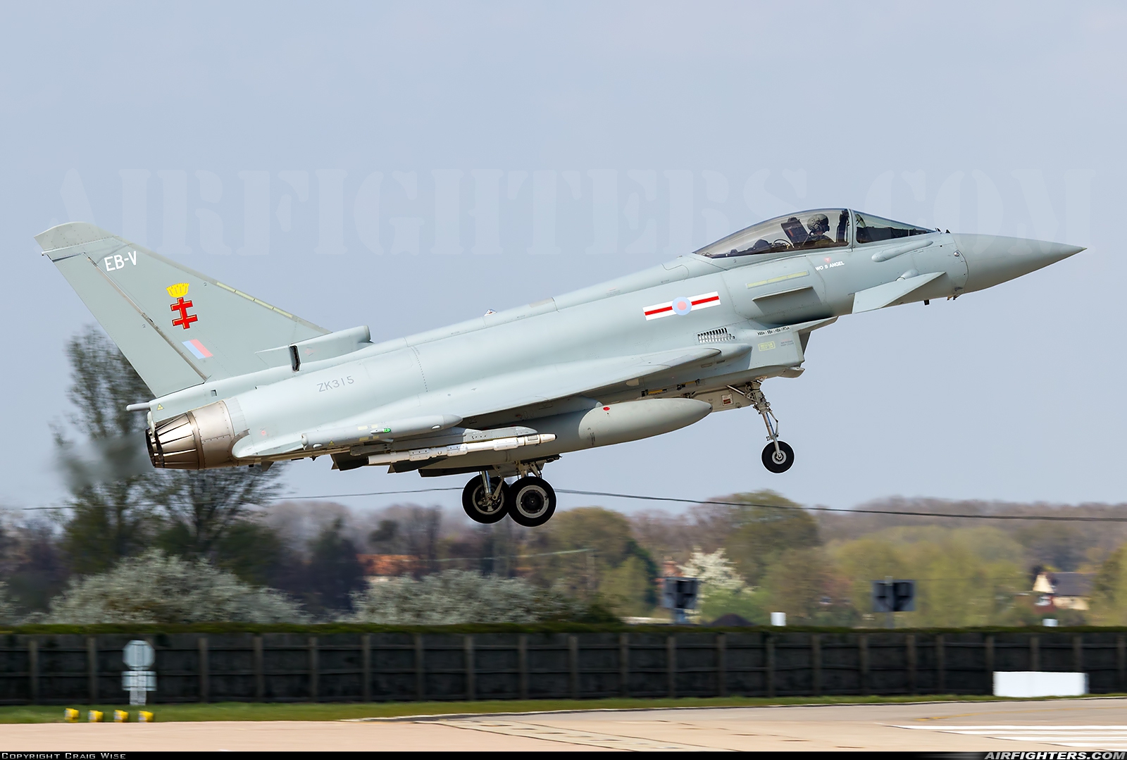 UK - Air Force Eurofighter Typhoon FGR4 ZK315 at Coningsby (EGXC), UK
