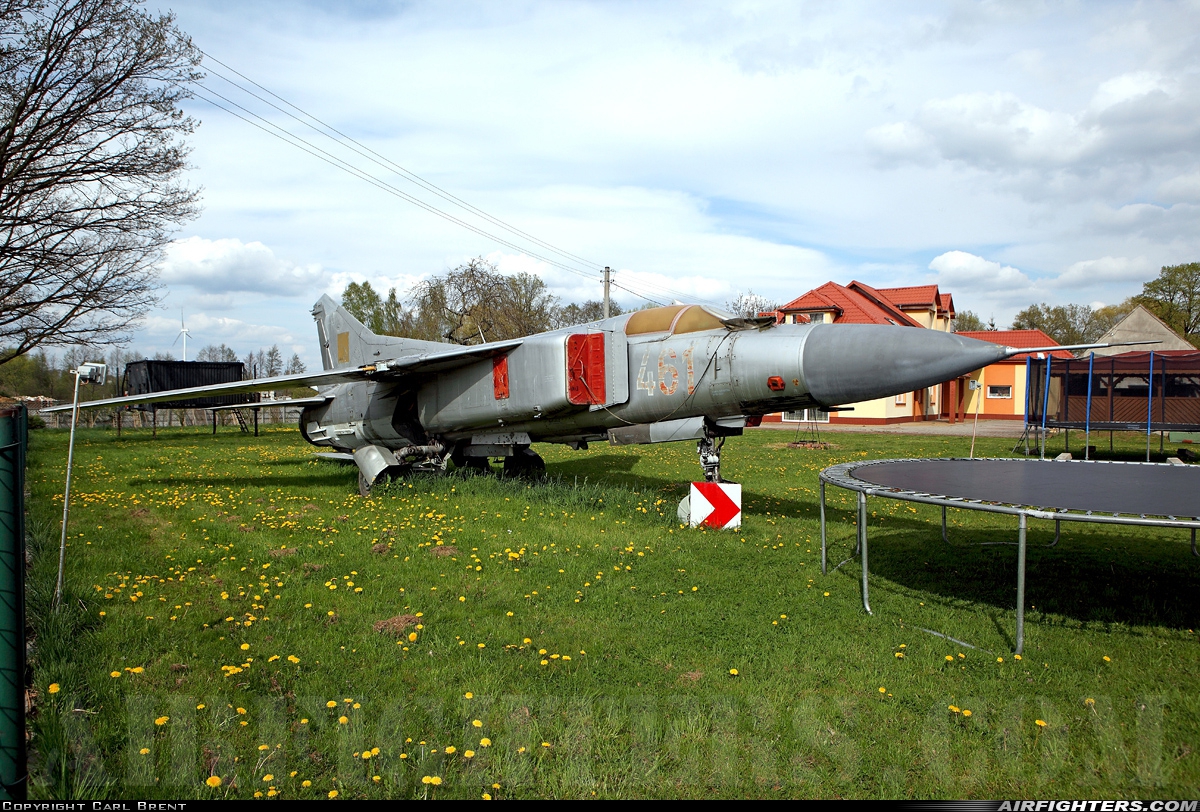 Poland - Air Force Mikoyan-Gurevich MiG-23MF 461 at Off-Airport - Pokrzywnik, Poland