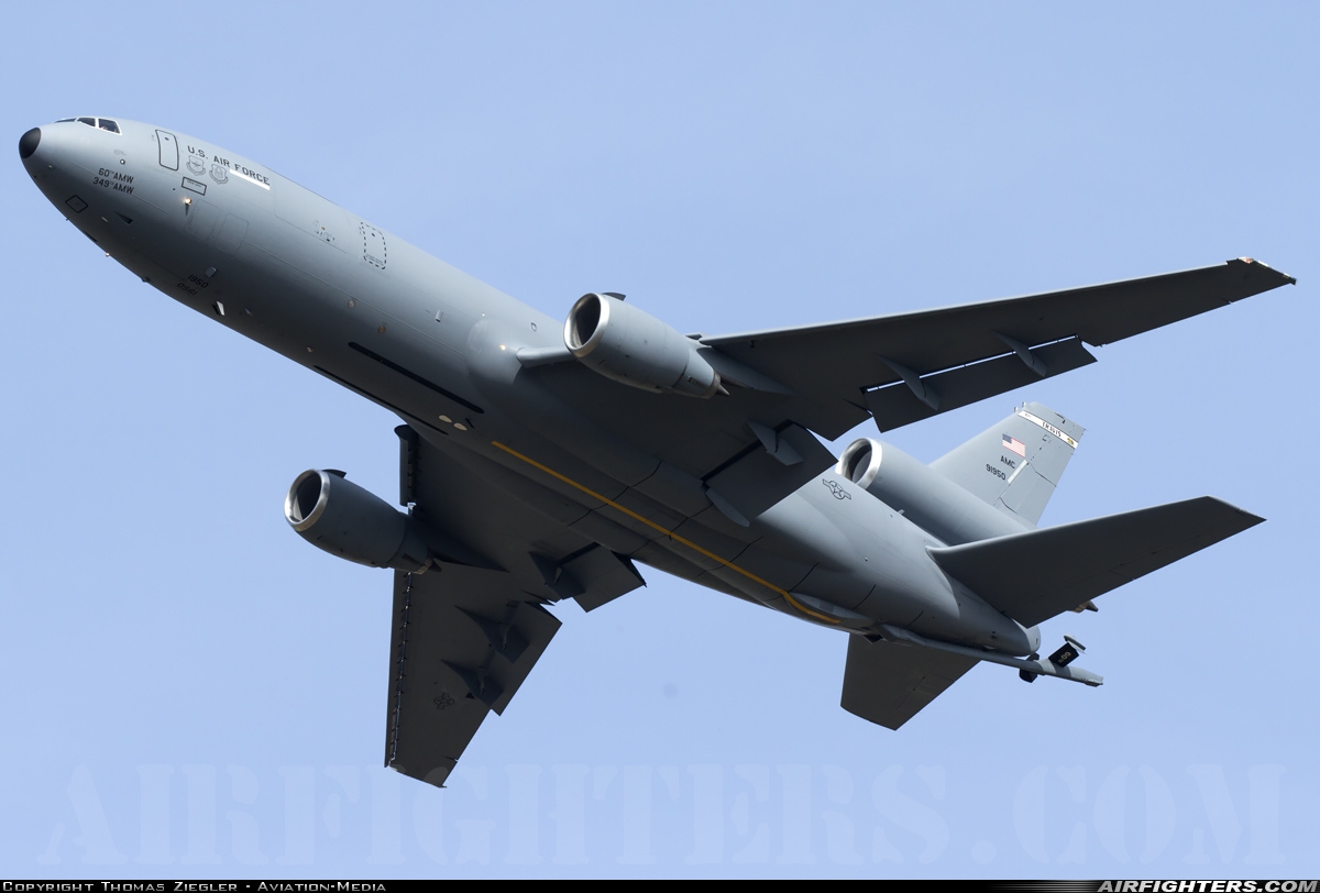 USA - Air Force McDonnell Douglas KC-10A Extender (DC-10-30CF) 79-1950 at Ramstein (- Landstuhl) (RMS / ETAR), Germany
