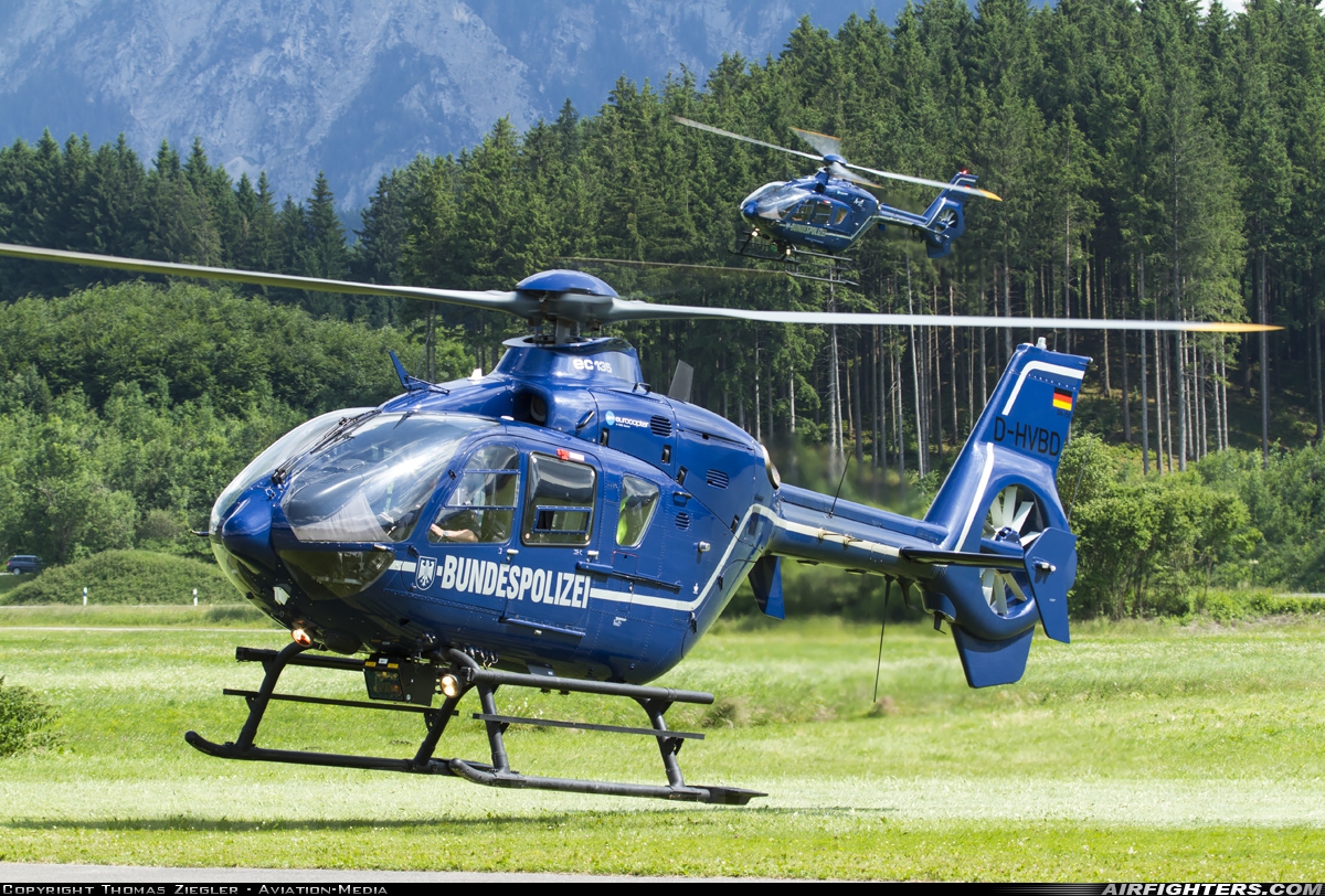 Germany - Bundespolizei Eurocopter EC-135T2 D-HVBD at Füssen (- Allgäu), Germany