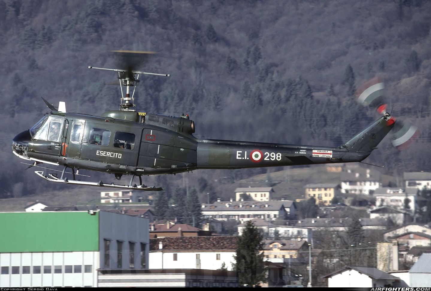 Italy - Army Agusta-Bell AB-205A-1 MM80550 at Belluno (LIDB), Italy