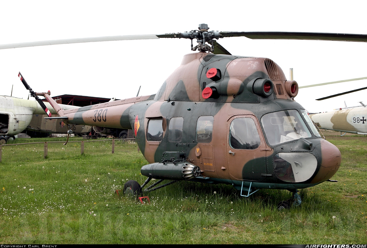 East Germany - Air Force Mil Mi-2 380 at Cottbus North (ETHT), Germany