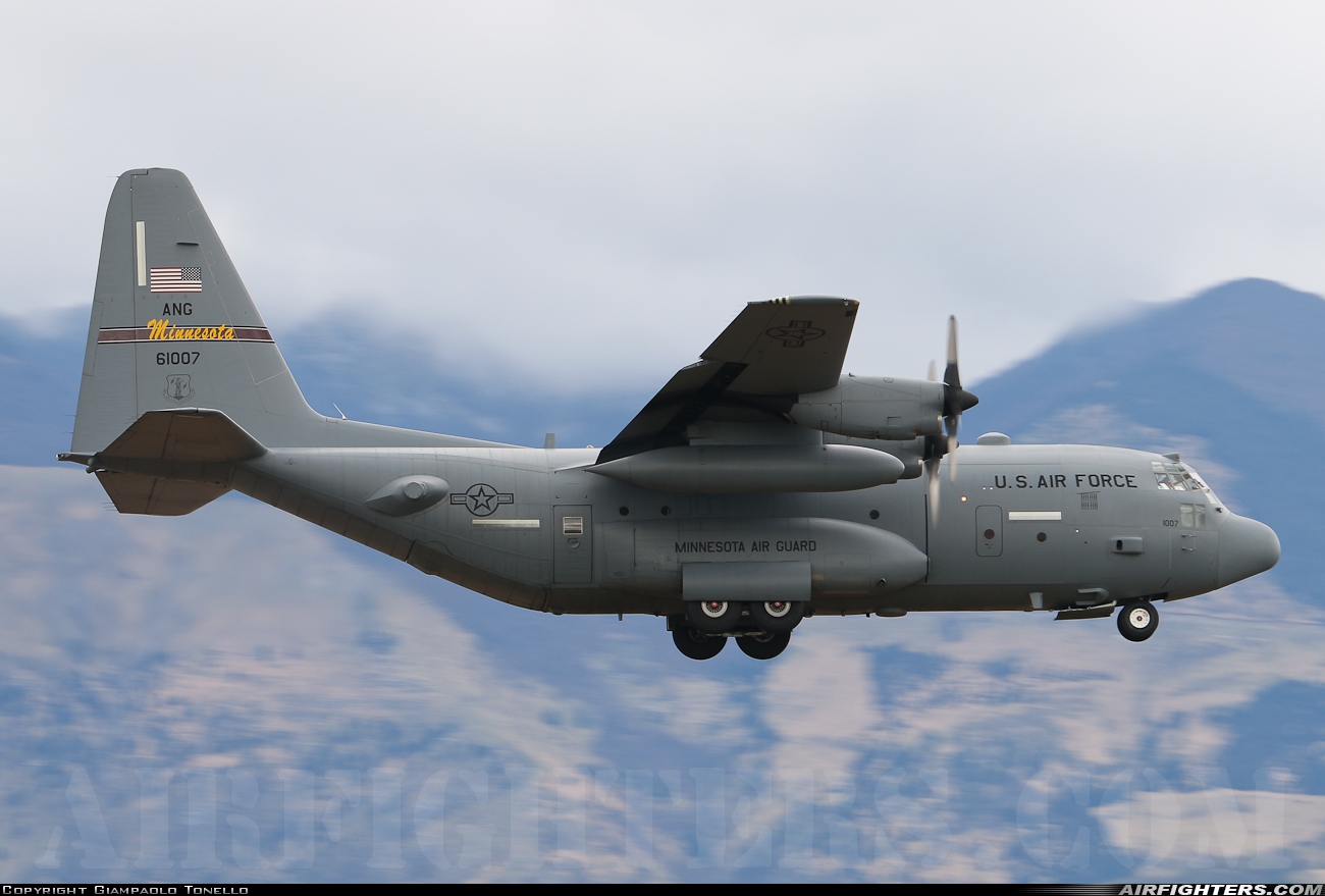 USA - Air Force Lockheed C-130H Hercules (L-382) 96-1007 at Aviano (- Pagliano e Gori) (AVB / LIPA), Italy