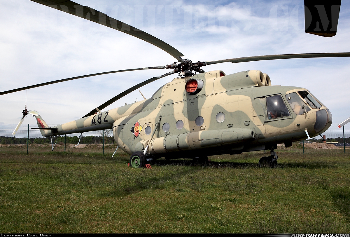 East Germany - Air Force Mil Mi-9 482 at Cottbus North (ETHT), Germany