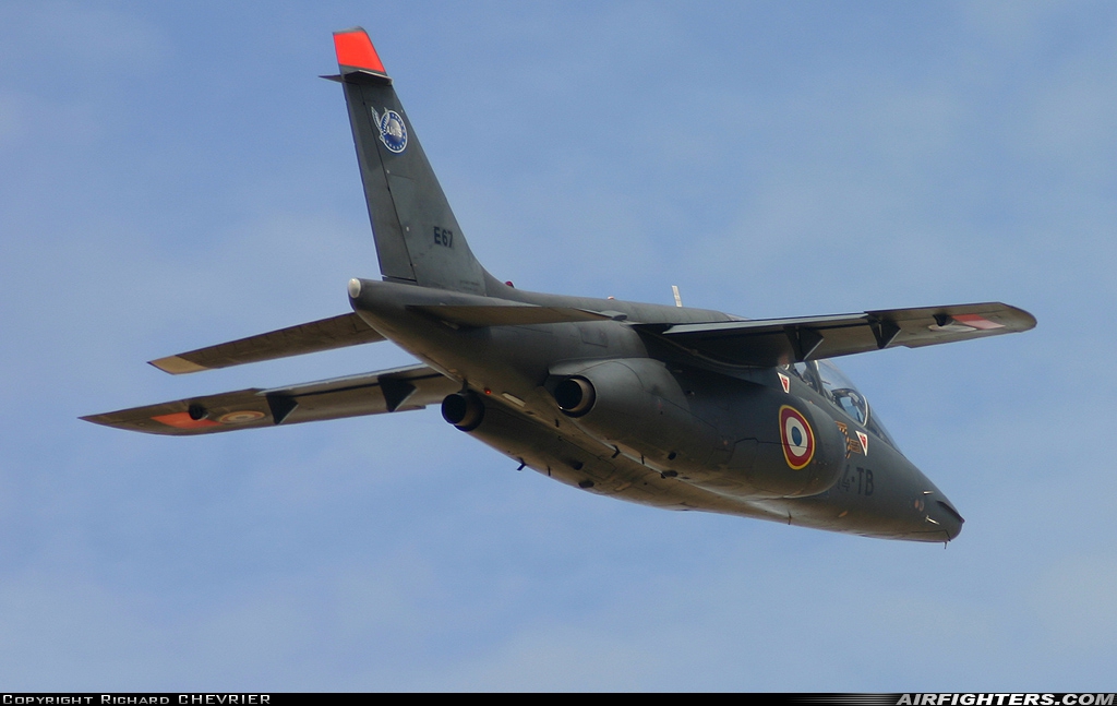 France - Air Force Dassault/Dornier Alpha Jet E E67 at Orange - Caritat (XOG / LFMO), France