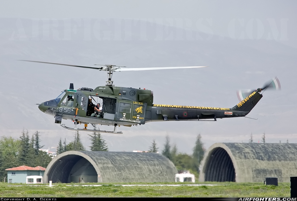 Italy - Air Force Agusta-Bell AB-212AM MM81156 at Konya (KYA / LTAN), Türkiye