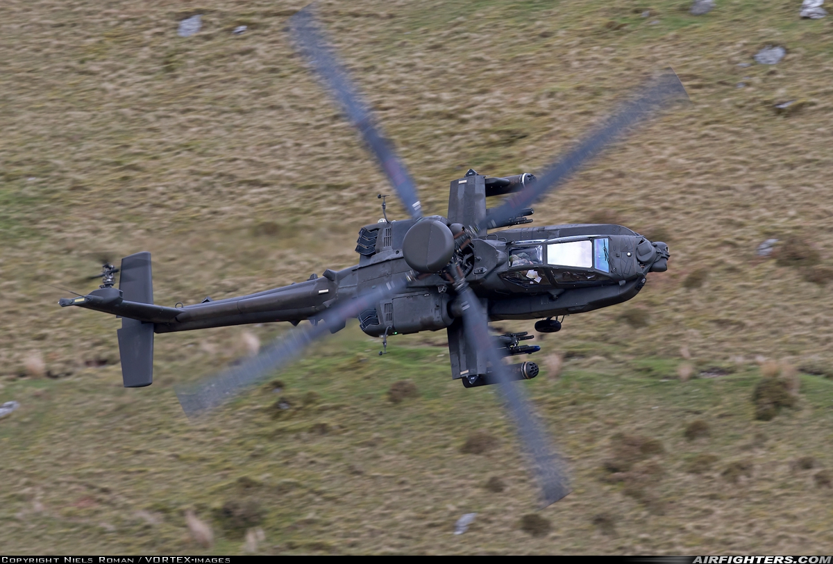 UK - Army Westland Apache AH1 (WAH-64D) ZJ228 at Off-Airport - Machynlleth Loop Area, UK