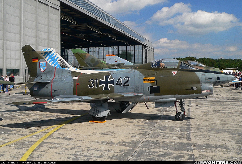 Germany - Air Force Fiat G-91R3 31+42 at Ingolstadt - Manching (ETSI), Germany