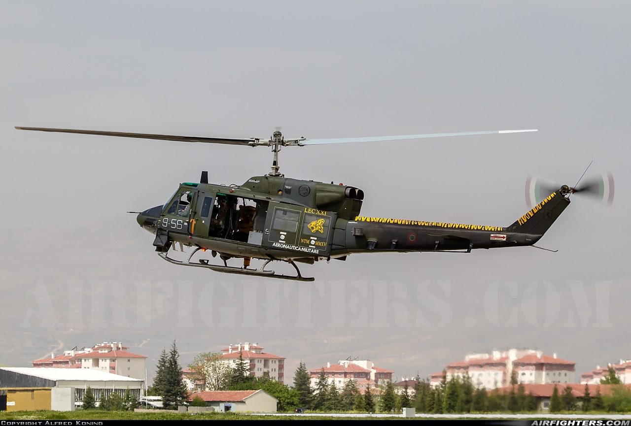Italy - Air Force Agusta-Bell AB-212AM MM81156 at Konya (KYA / LTAN), Türkiye