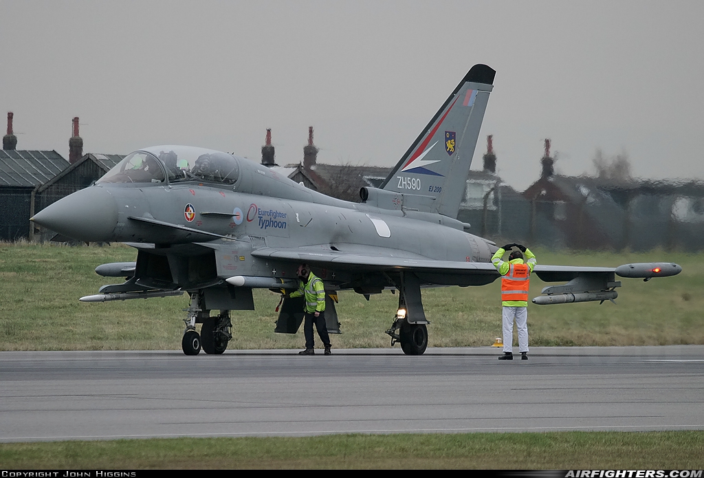 Company Owned - BAe Systems Eurofighter Typhoon T1 ZH590 at Warton (EGNO), UK