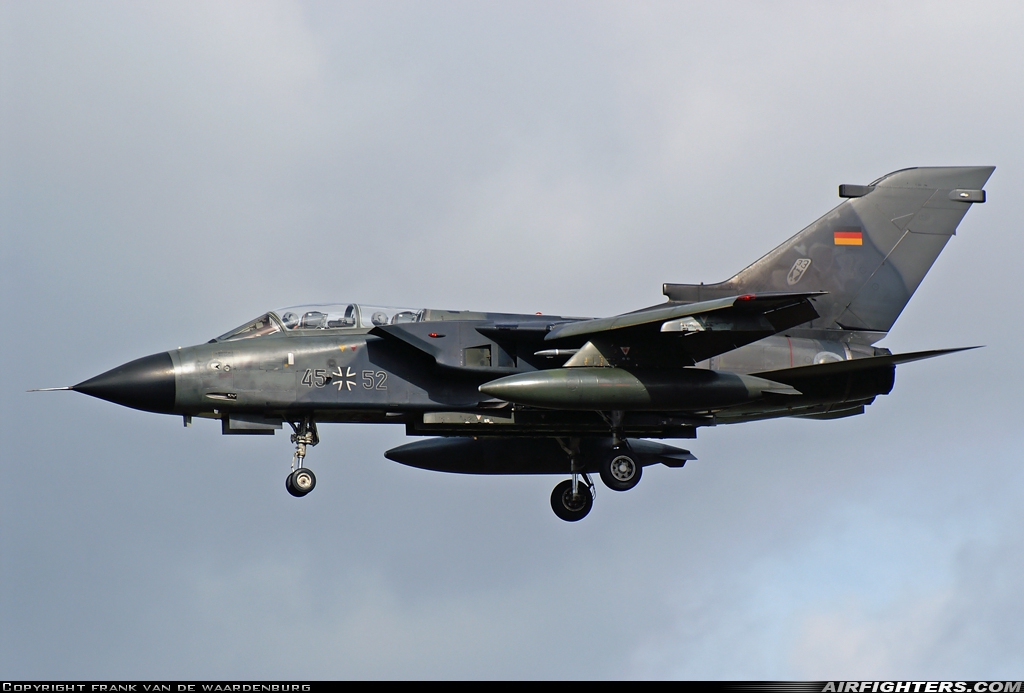 Germany - Air Force Panavia Tornado IDS 45+52 at Kleine Brogel (EBBL), Belgium
