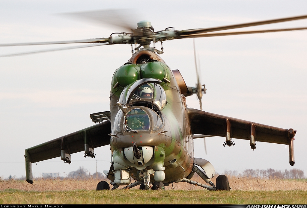 Slovakia - Air Force Mil Mi-24D 0215 at Prešov (POV / LZPW), Slovakia