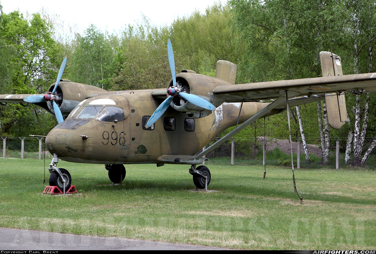 East Germany - Air Force Antonov An-14A 996 at Cottbus North (ETHT), Germany