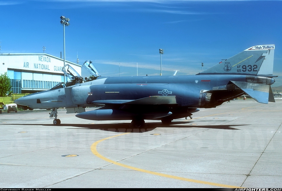 USA - Air Force McDonnell Douglas RF-4C Phantom II 65-0932 at Reno / Tahoe - Int. (Cannon) (RNO / KRNO), USA